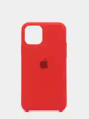 Красный силиконовый чехол iPhone 11 Pro, Silicone Case, с открытым низом