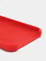 Красный силиконовый чехол iPhone 11 Pro, Silicone Case, с открытым низом