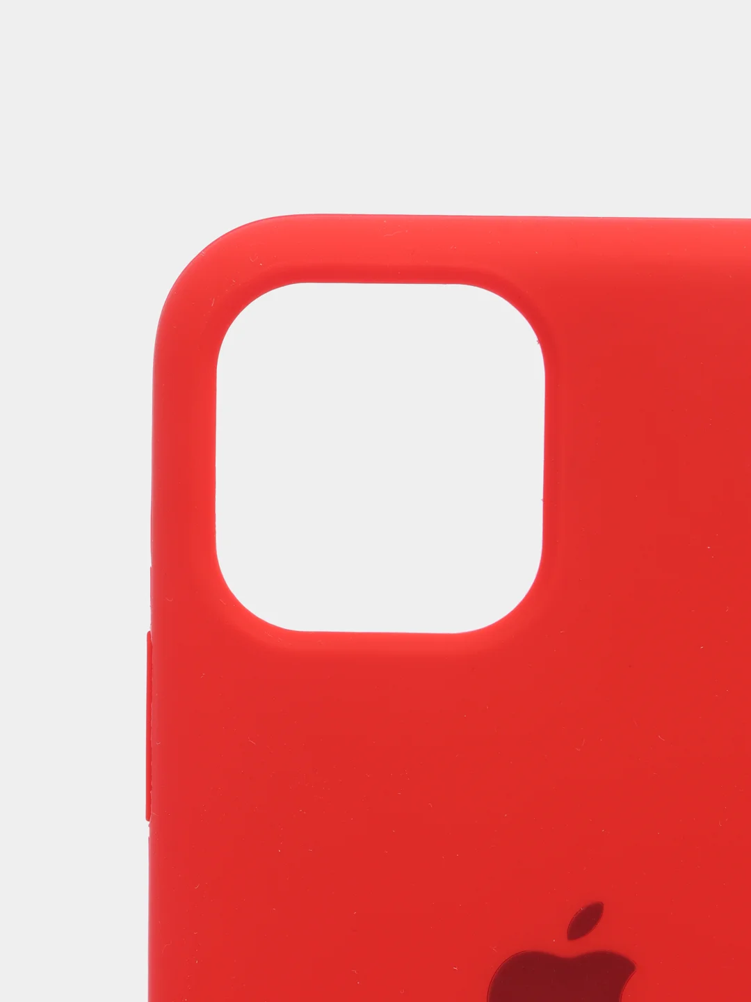 Красный силиконовый чехол iPhone 11 Pro, Silicone Case, с открытым низом