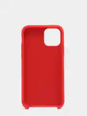 Красный силиконовый чехол iPhone 11 Pro, Silicone Case, с открытым низом