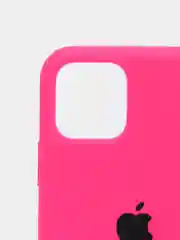 Фуксия силиконовый чехол iPhone 11 Pro, Silicone Case, с открытым низом