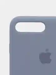 Небесно-голубой силиконовый чехол iPhone 7 Plus / iPhone 8 Plus, Silicone Case, с открытым низом