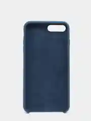 Темно-синий силиконовый чехол iPhone 7 Plus / iPhone 8 Plus, Silicone Case, с открытым низом