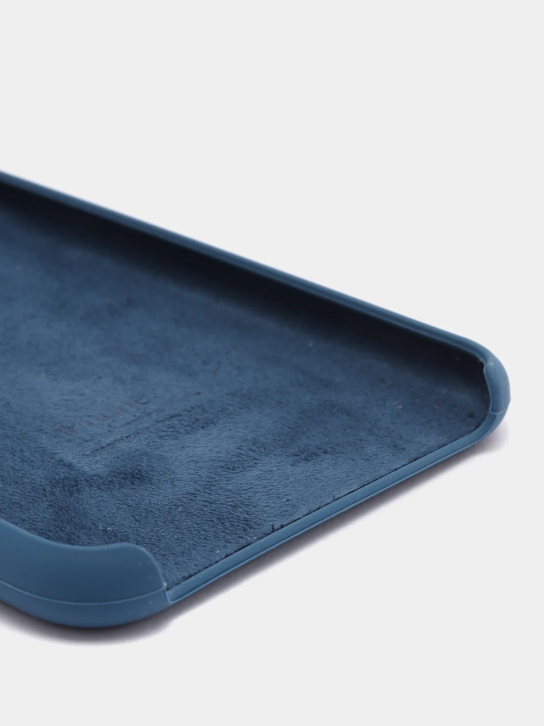 Темно-синий силиконовый чехол iPhone 7 Plus / iPhone 8 Plus, Silicone Case, с открытым низом