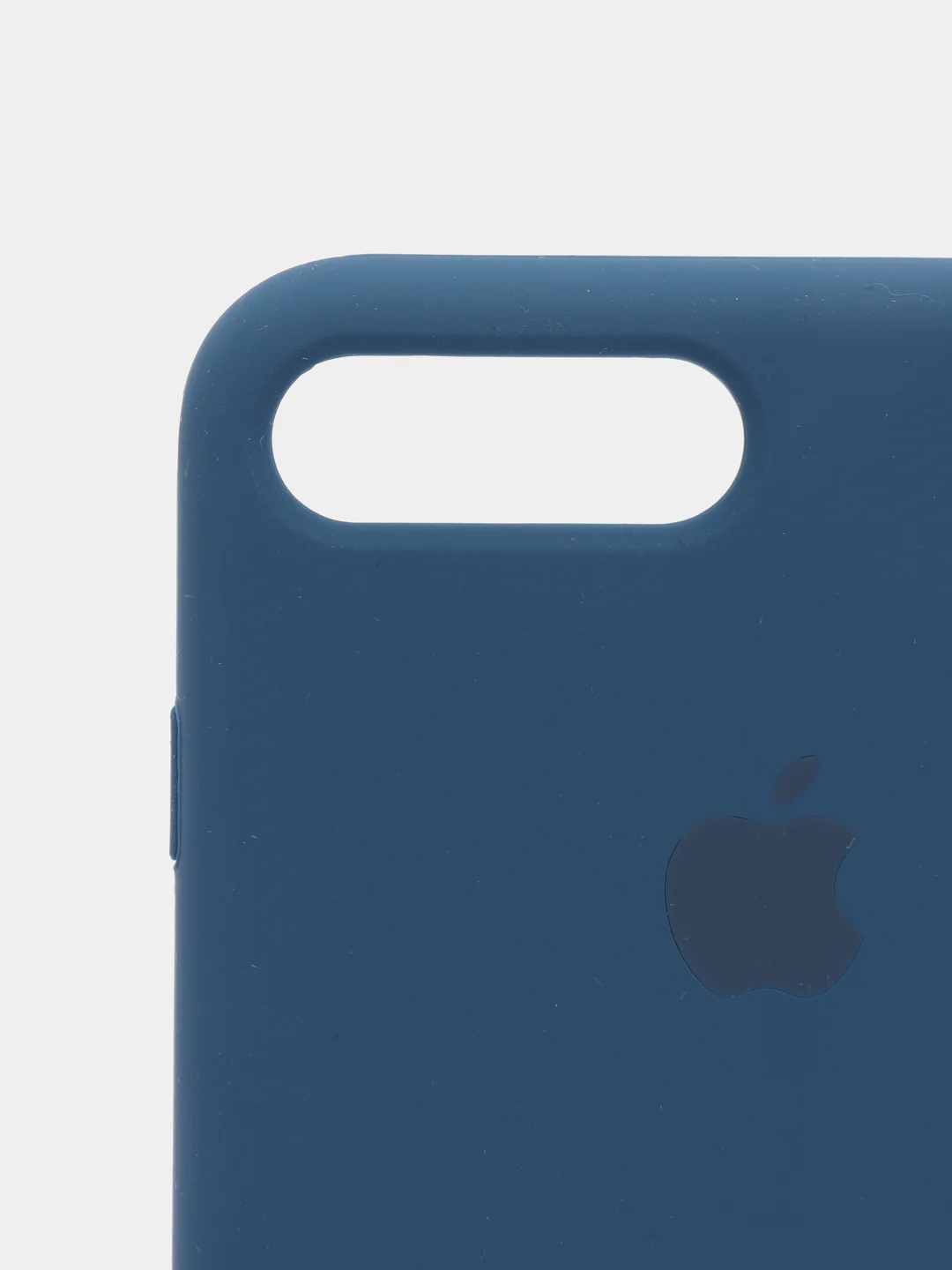 Темно-синий силиконовый чехол iPhone 7 Plus / iPhone 8 Plus, Silicone Case, с открытым низом