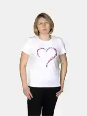Белый футболка женская  из хлопка, прямого кроя, 46,48,50,52,54,58,60