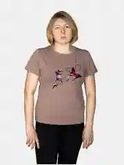 Бежевый футболка женская  из хлопка, прямого кроя, 46,48,50,52,54,58,60