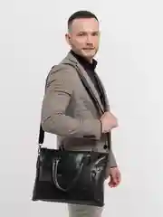 Терракотовый портфель мужской