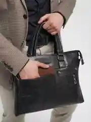 Терракотовый портфель мужской