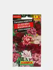 Семена Гвоздика перистая "Балерина" махровая смесь окрасок набор 1, 3, 5 уп