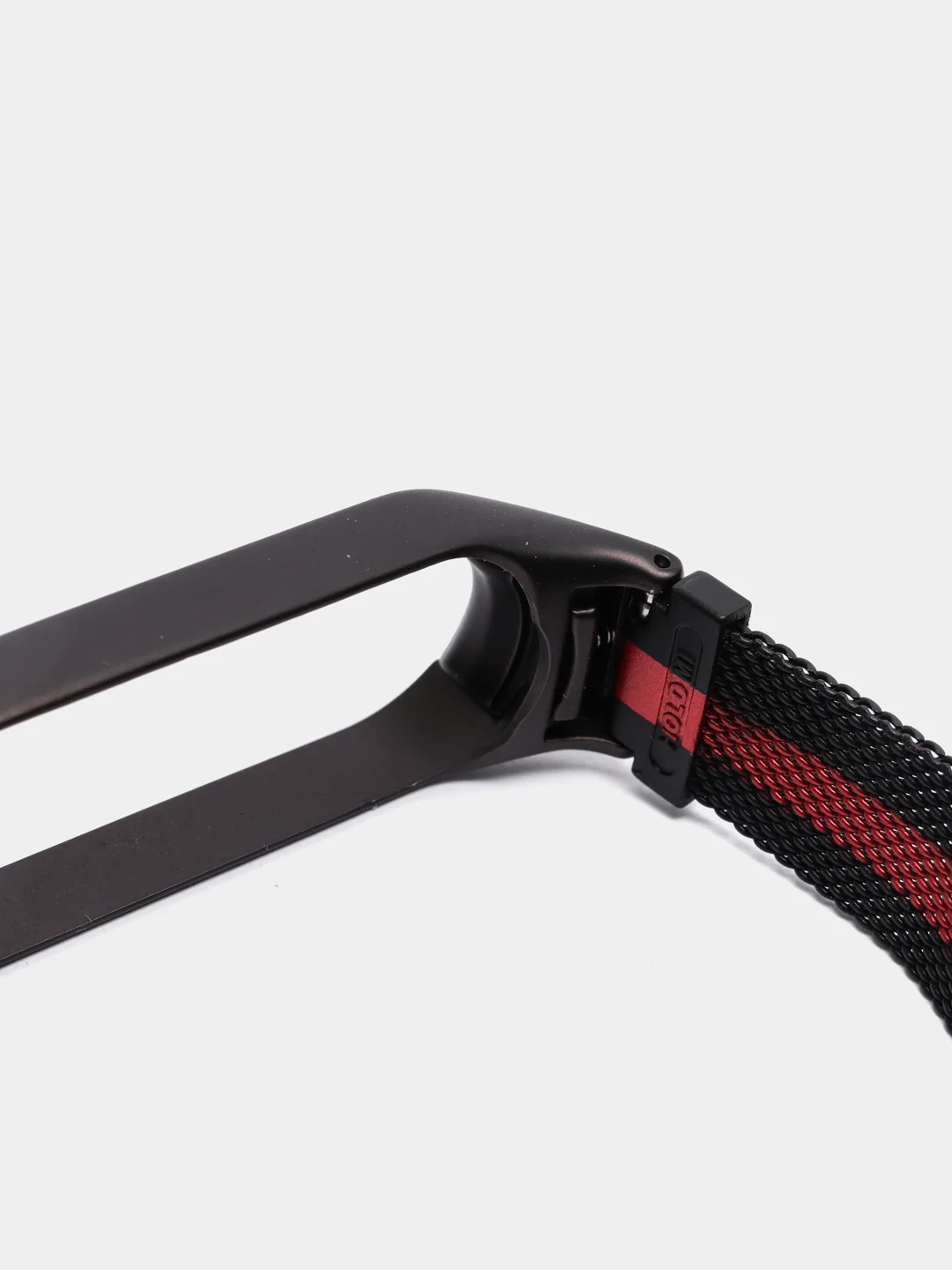 Красный ремешок магнитный металлический для Xiaomi Mi band 5