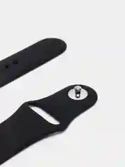 Черный спортивный силиконовый ремешок для Apple Watch 1/2/3/4/5 размер 42-44