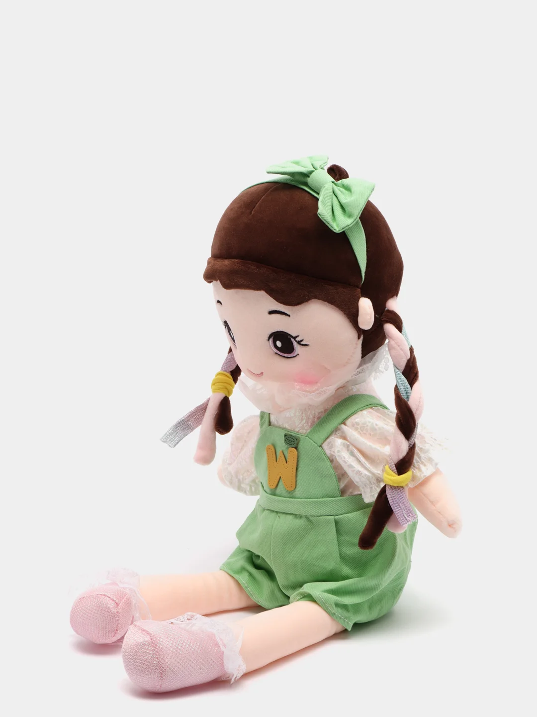 Зеленый мягкая Игрушка Кукла
