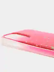 Розовый чехол пластиковый iPhone 11 Pro, 11 Pro Max, с блестками