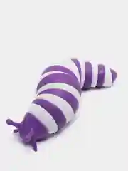 Фиолетовый игрушка антистресс слизень цветной "Finger slug"