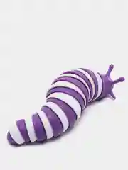 Фиолетовый игрушка антистресс слизень цветной "Finger slug"
