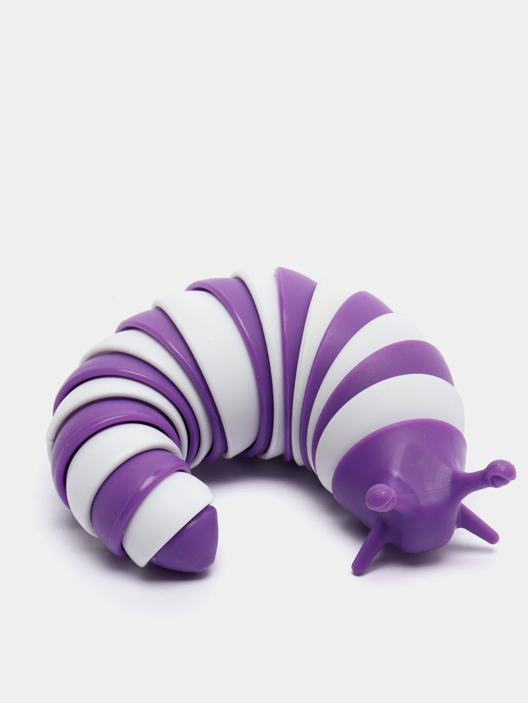 Фиолетовый игрушка антистресс слизень цветной "Finger slug"