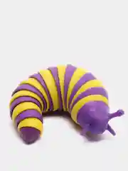 Желтый игрушка антистресс слизень цветной "Finger slug"