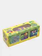 Желтый игрушка антистресс слизень цветной "Finger slug"