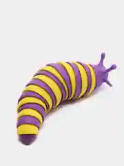 Желтый игрушка антистресс слизень цветной "Finger slug"