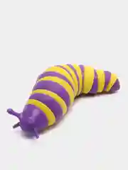 Желтый игрушка антистресс слизень цветной "Finger slug"