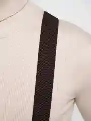 Белый подтяжки для брюк мужские