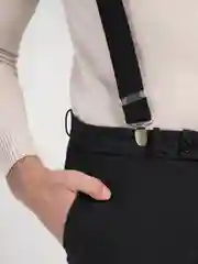 Черный подтяжки