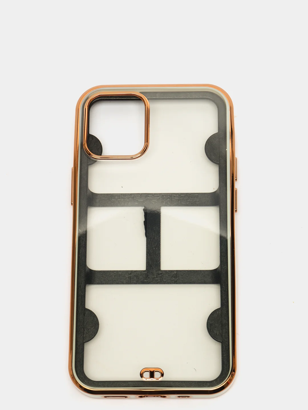 Белый чехол для iPhone 12 Mini, 12 Pro Max, 13 Mini, 13 Pro Max с гальваническим покрытием