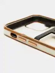 Белый чехол для iPhone 12 Mini, 12 Pro Max, 13 Mini, 13 Pro Max с гальваническим покрытием