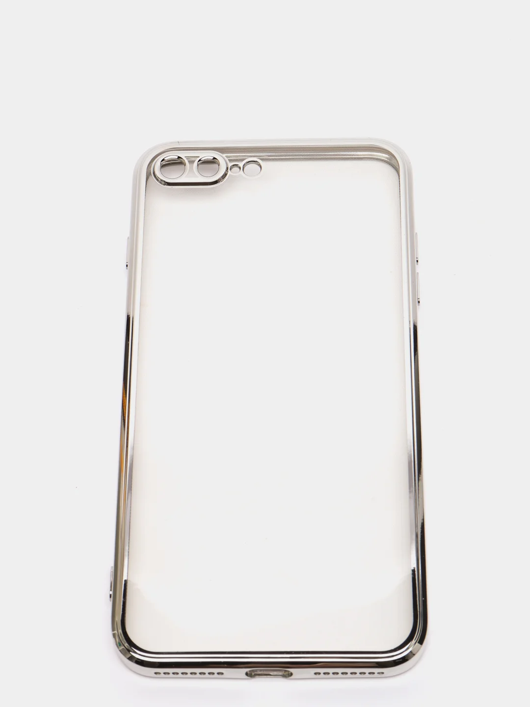 Серебряный чехол для iPhone 7, 8, SE, X, XS, XR, 11 Pro Max, 12 Mini, Pro Max, с гальваническим покрытием