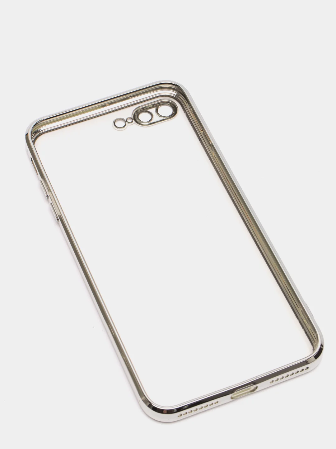 Серебряный чехол для iPhone 7, 8, SE, X, XS, XR, 11 Pro Max, 12 Mini, Pro Max, с гальваническим покрытием