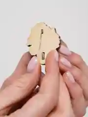 Черный деревянные значки "Искусство"