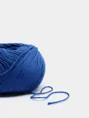 Синий пряжа YarnArt Baby cotton, 50 г, 165 м, акрил и хлопок