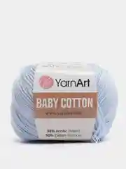 Светло-синий пряжа YarnArt Baby cotton, 50 г, 165 м, акрил и хлопок