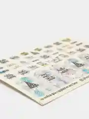 Серый слайдеры для маникюра новогодние /Слайдеры для ногтей/наклейки/дизайна ногтей
