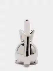 Серебряный подставка-держатель для украшений Кошка 7x7 см/статуэтка,сувенир подарочный