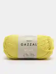 Лимонный пряжа Gazzal Giza 100% Мерсеризованный хлопок 50г 125м