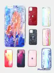 Чехол с блестками со стеклянной панелью Iphone 11,12,13,Pro,Max,XR,X,XS,7+,8+,7,8,SE,6,6S