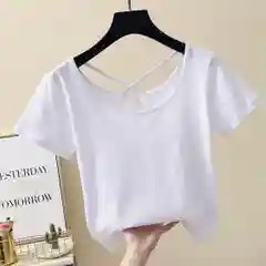 Белый футболка Aloha