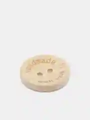 Деревянные пуговицы "Handmade - with love", 10 штук