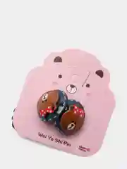 Белый детские резинки парные
