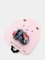 Алый детские резинки парные