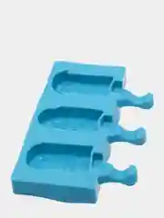 Форма для мороженого "Эскимо", со сладостями, 3 ячейки, 7 х 4,2 см, 19,5 х 17,7 см