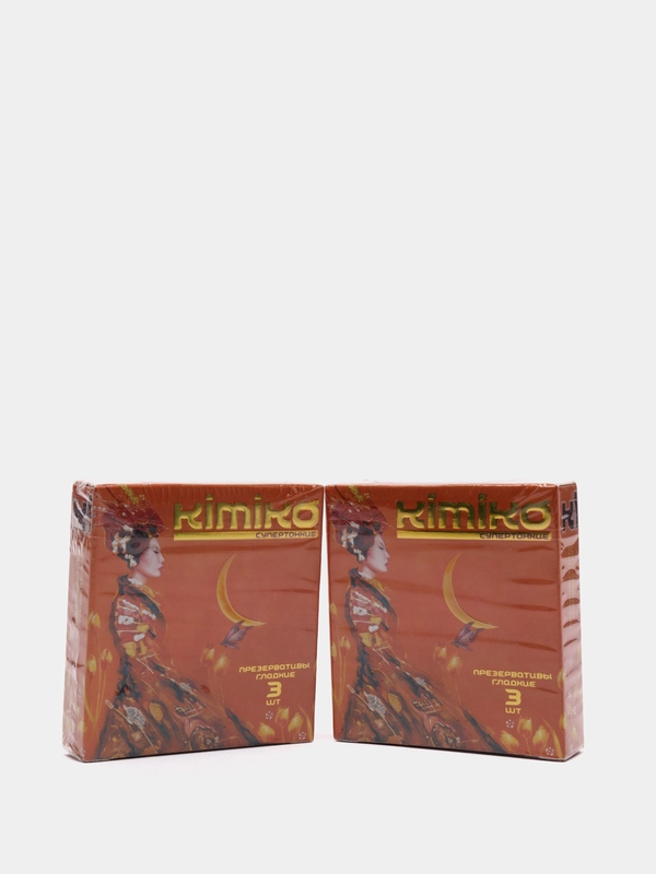 Презервативы супертонкие, Kimiko, 2 пачки по 3 шт