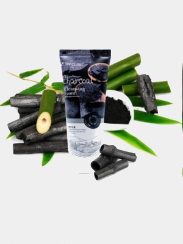 Пенка Charcoal Cleansing Foam глубокоочищающая для сужения пор, с древесным углем,Корея