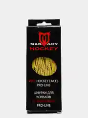Белый шнурки для коньков с пропиткой May Guy Pro-Line
