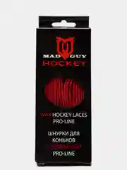 Красный шнурки для коньков с пропиткой May Guy Pro-Line