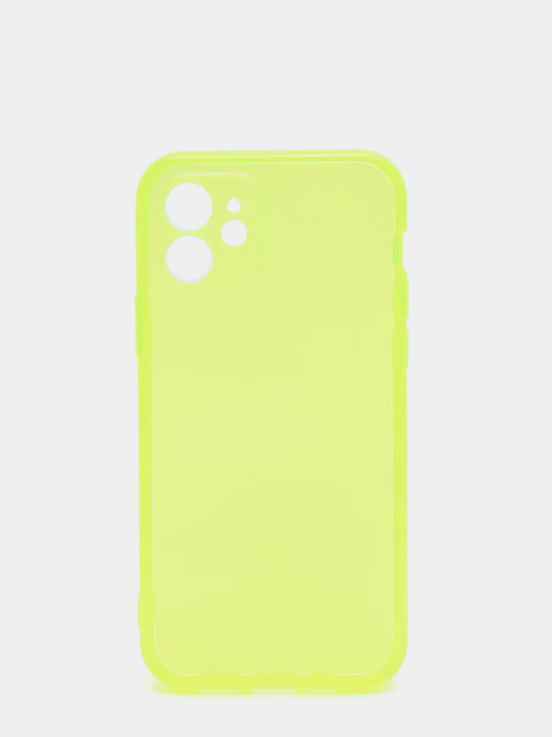 Желтый чехол силиконовый iPhone 11/12/12pro/12mini/13/13pro/13/mini/13pro max, с защитой камеры