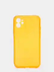 Оранжевый чехол силиконовый iPhone 11/12/12pro/12mini/13/13pro/13/mini/13pro max, с защитой камеры