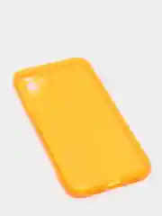 Оранжевый чехол силиконовый iPhone 11/12/12pro/12mini/13/13pro/13/mini/13pro max, с защитой камеры